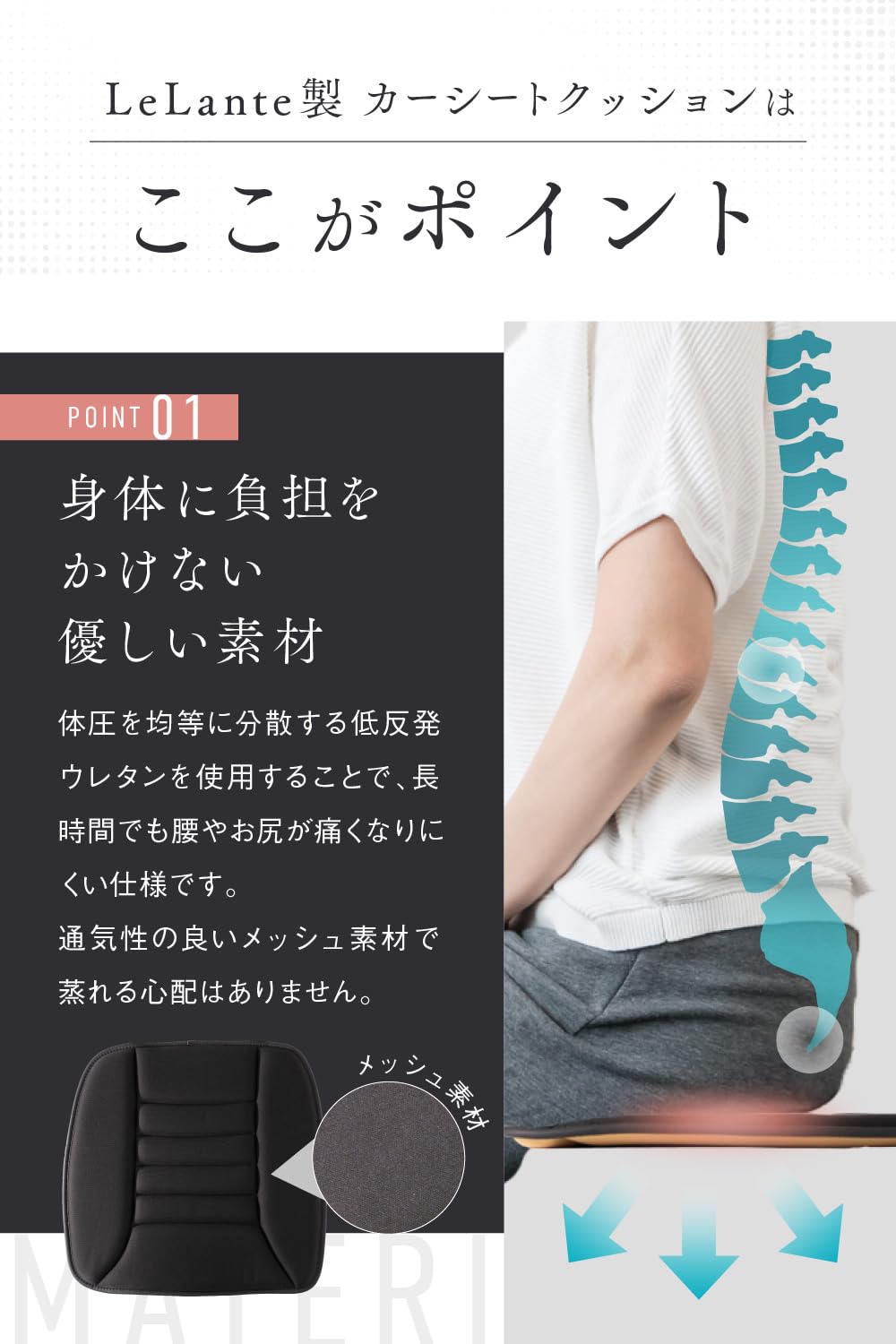 所ジョージの世田谷ベース掲載 車用シートクッション 低反発